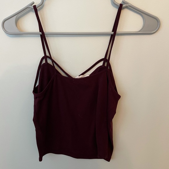 Burgundy tank top - Picture 2 of 2
